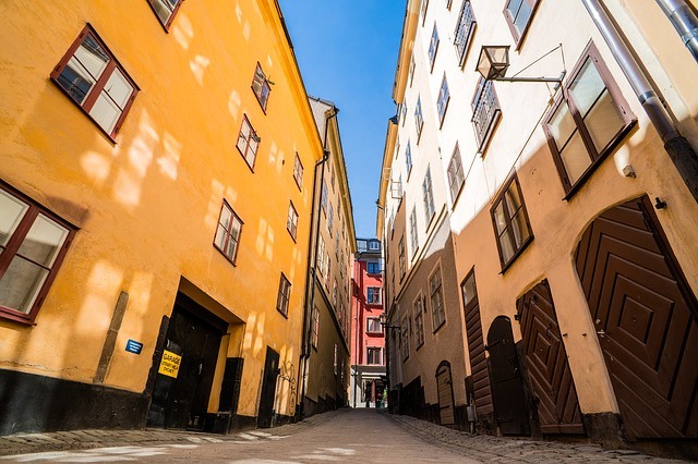 The old city of Stockholm: a popular sightseeing spot