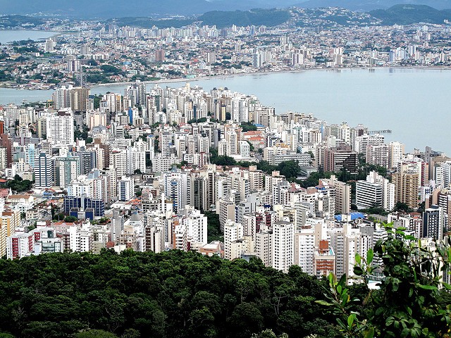 The beautiful city of Florianopolis