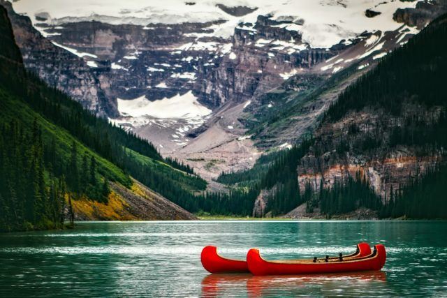 Spectacular scenery in Canadian's wilderness